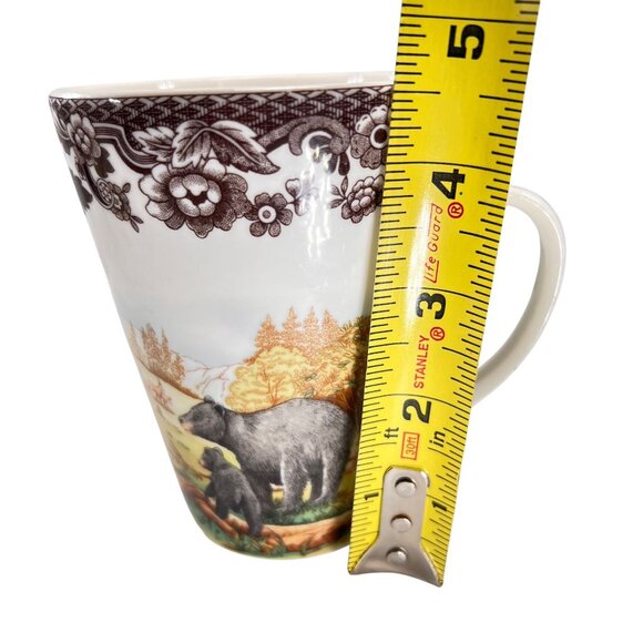 Spode Woodland Bear Cub Mug 4.5 inch Tall Wild Forest Animal S3422-A15 - Picture 6 of 10